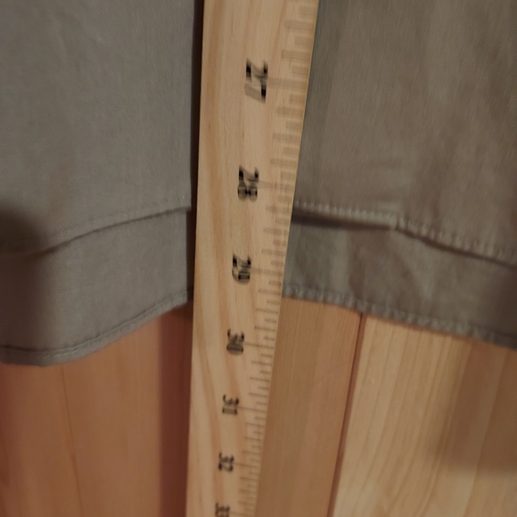 Croft & Barrow - Button-Down, Men's Shirt, XXL, Long Sleeve, Mode (Dark) Beige. - Picture 5 of 11